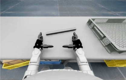 Upper-body teleoperation in simulation